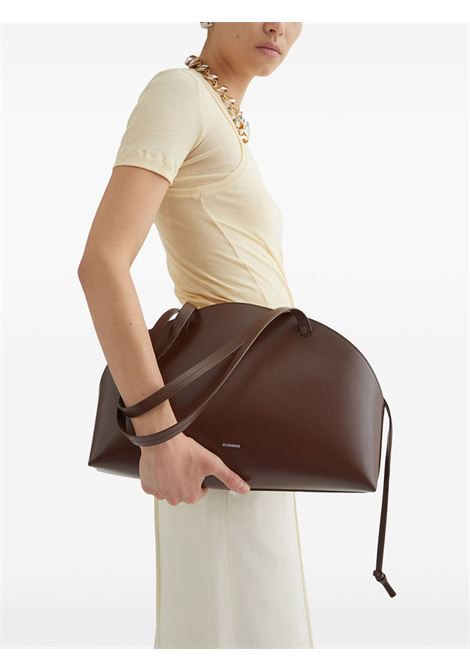 Brown curve shoulder bag  Jil sander - women JIL SANDER | J07ZH0054P7101205
